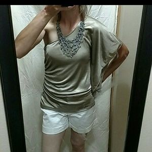 White Express shorts